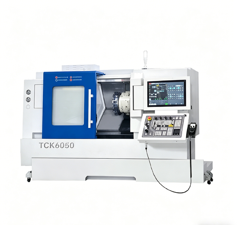 Máy tiện CNC giường nghiêng TCK6050