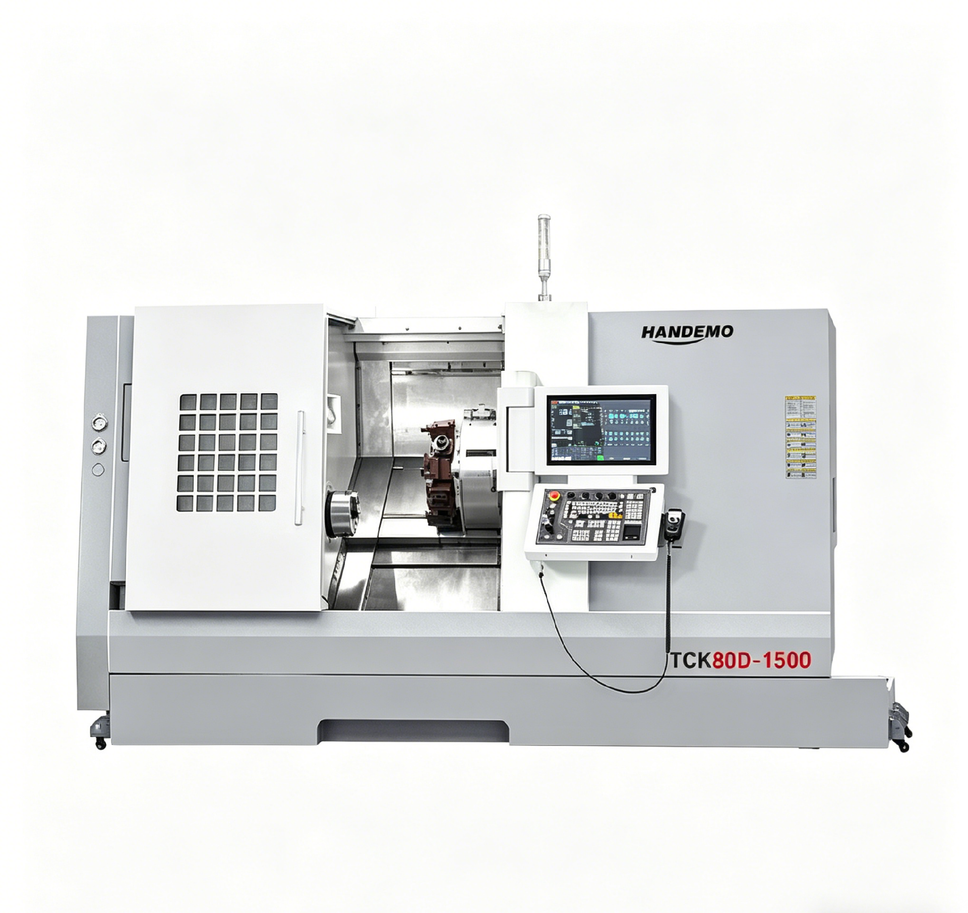 Máy tiện CNC giường nghiêng hạng nặng TCK80D-1500