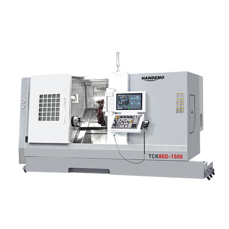 Máy tiện CNC giường nghiêng hạng nặng TCK80D-1500