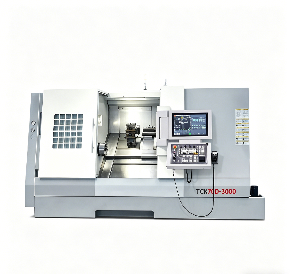 Máy tiện CNC giường nghiêng TCK70D
