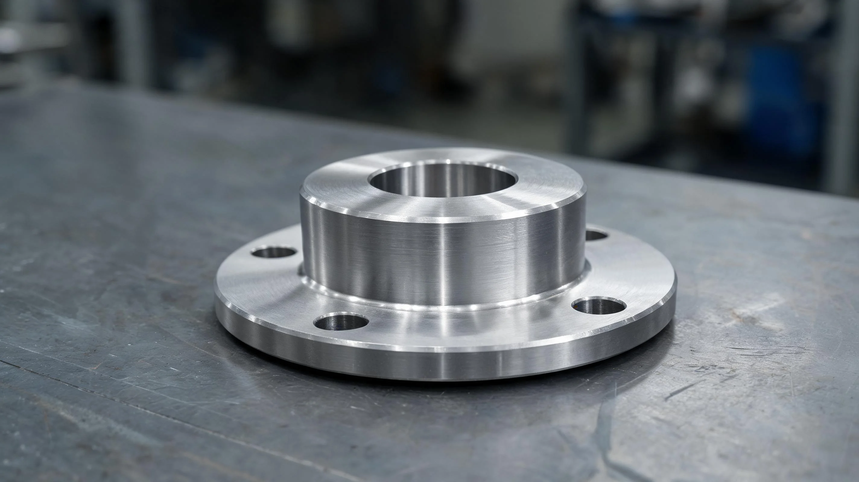 Gia Công Thân Gối Đỡ Mặt Bích CNC